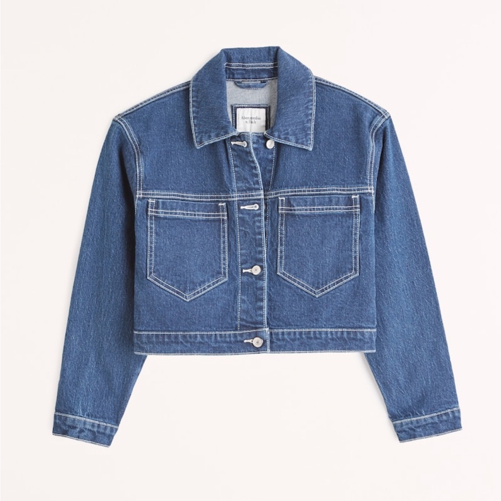 Abercrombie Cropped Denim Jacket